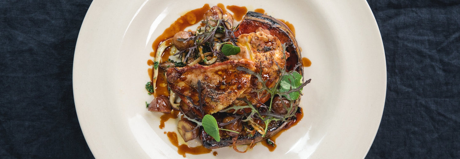 James Goldings' Pheasant Breast with Oyster Mushrooms