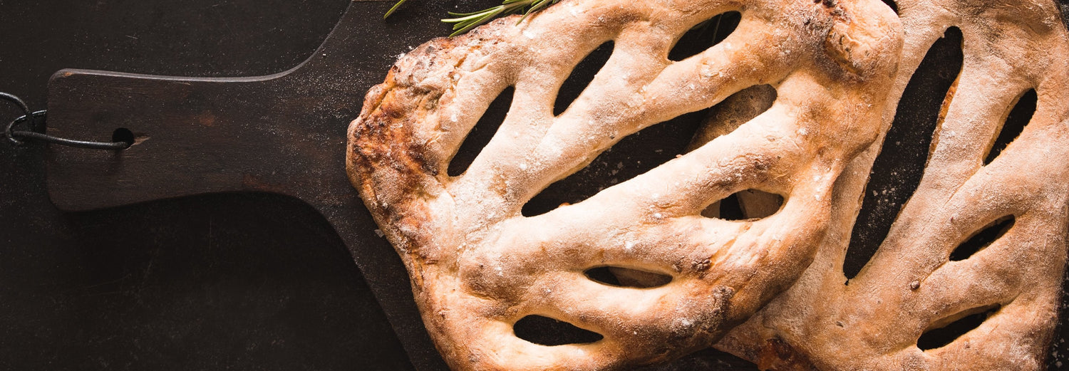 Rosemary, Red Onion & Pecorino Fougasse - Gozney