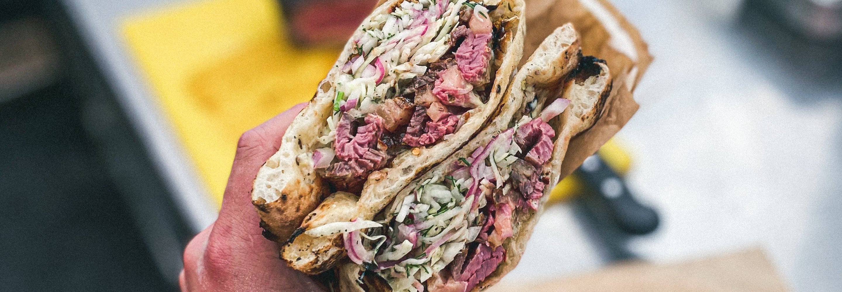 Roast Beef Pizza Sando
 &ndash; Gozney