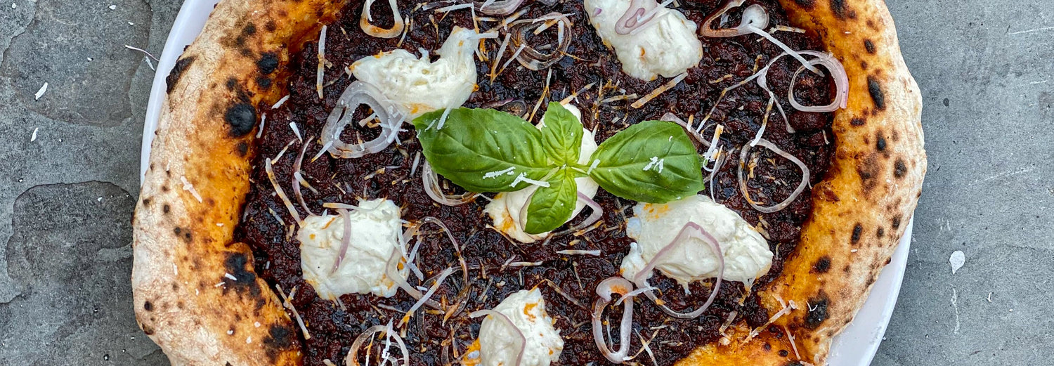 Nduja Bolognese Pizza recipe poster image