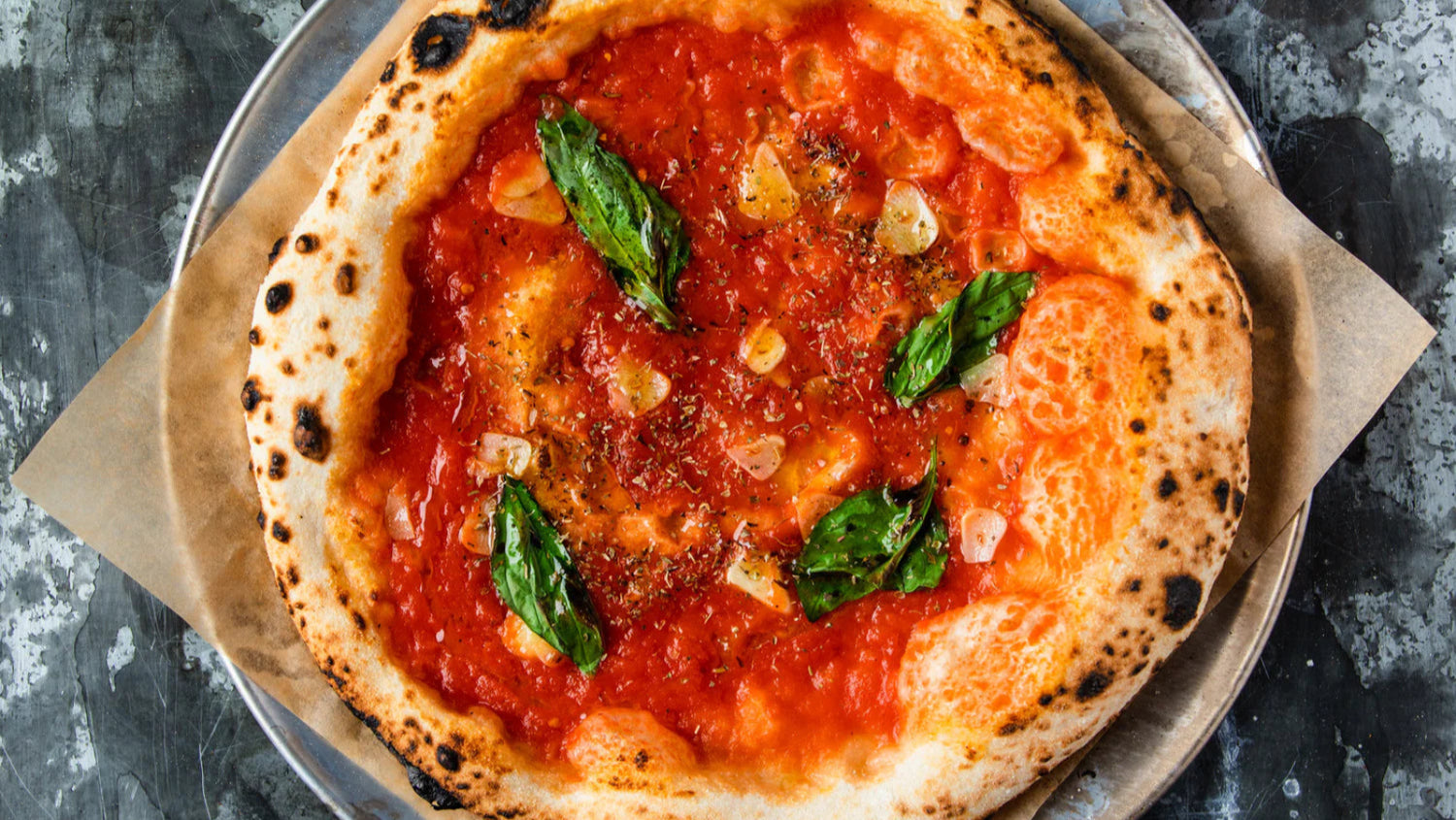 Pizza with toppings