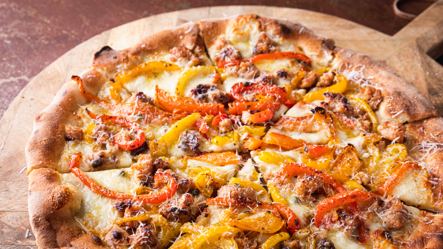 Sausage and Peppers Pizza