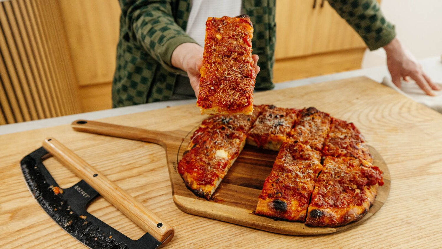 Sfincione Pizza recipe poster image
