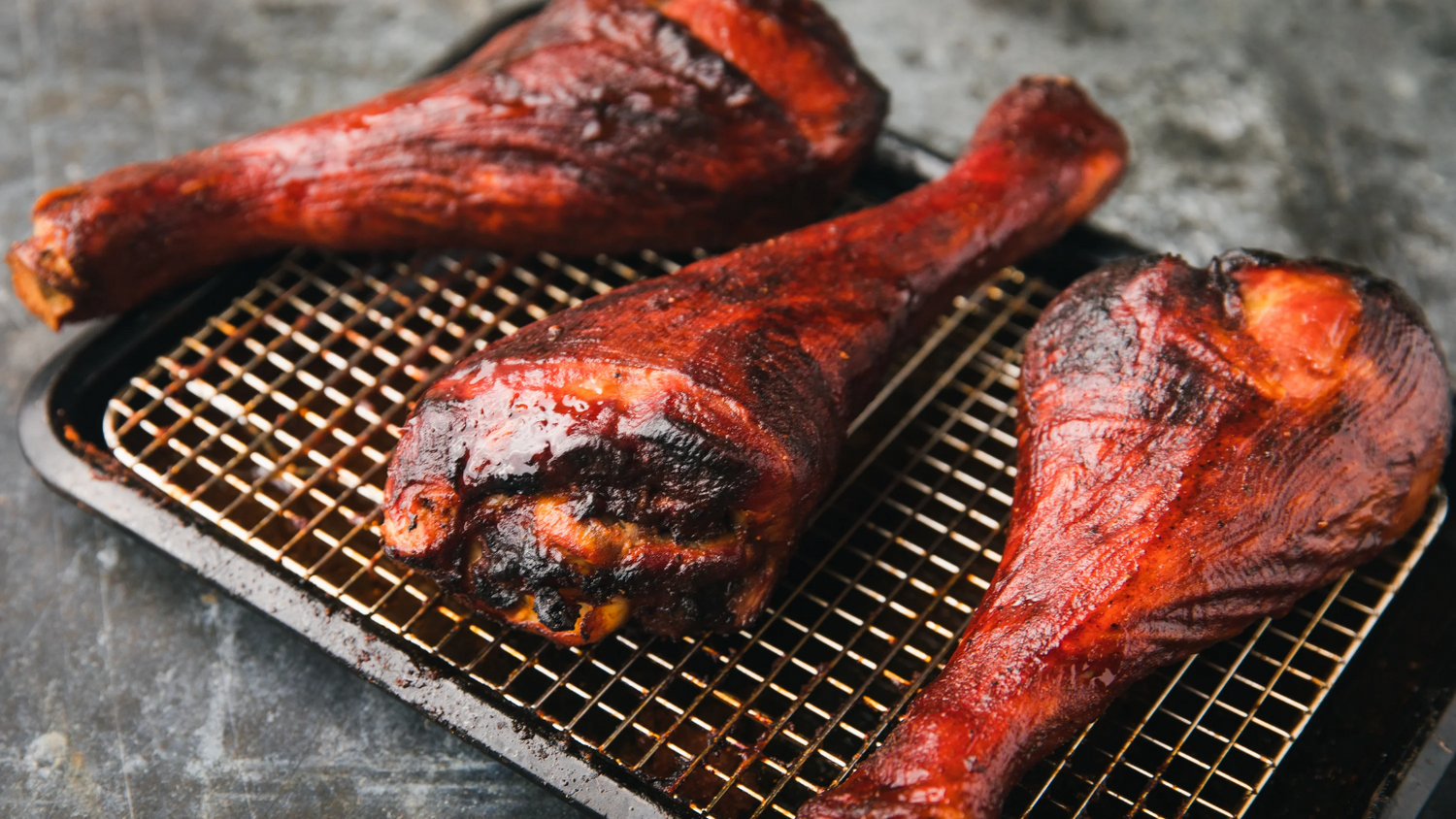 Three Smoked Turkey Legs