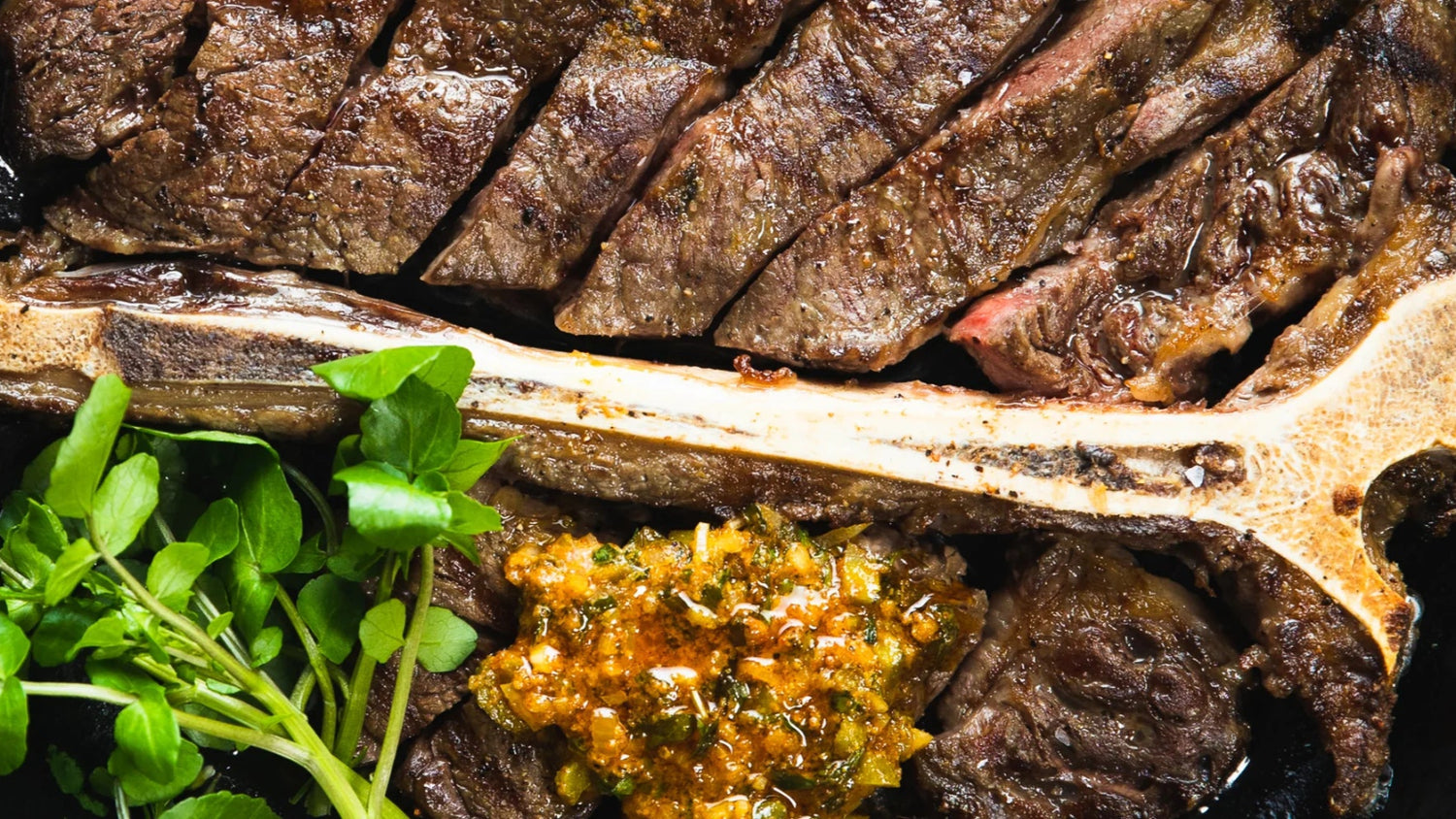 T-Bone Steak with Café De Paris Butter