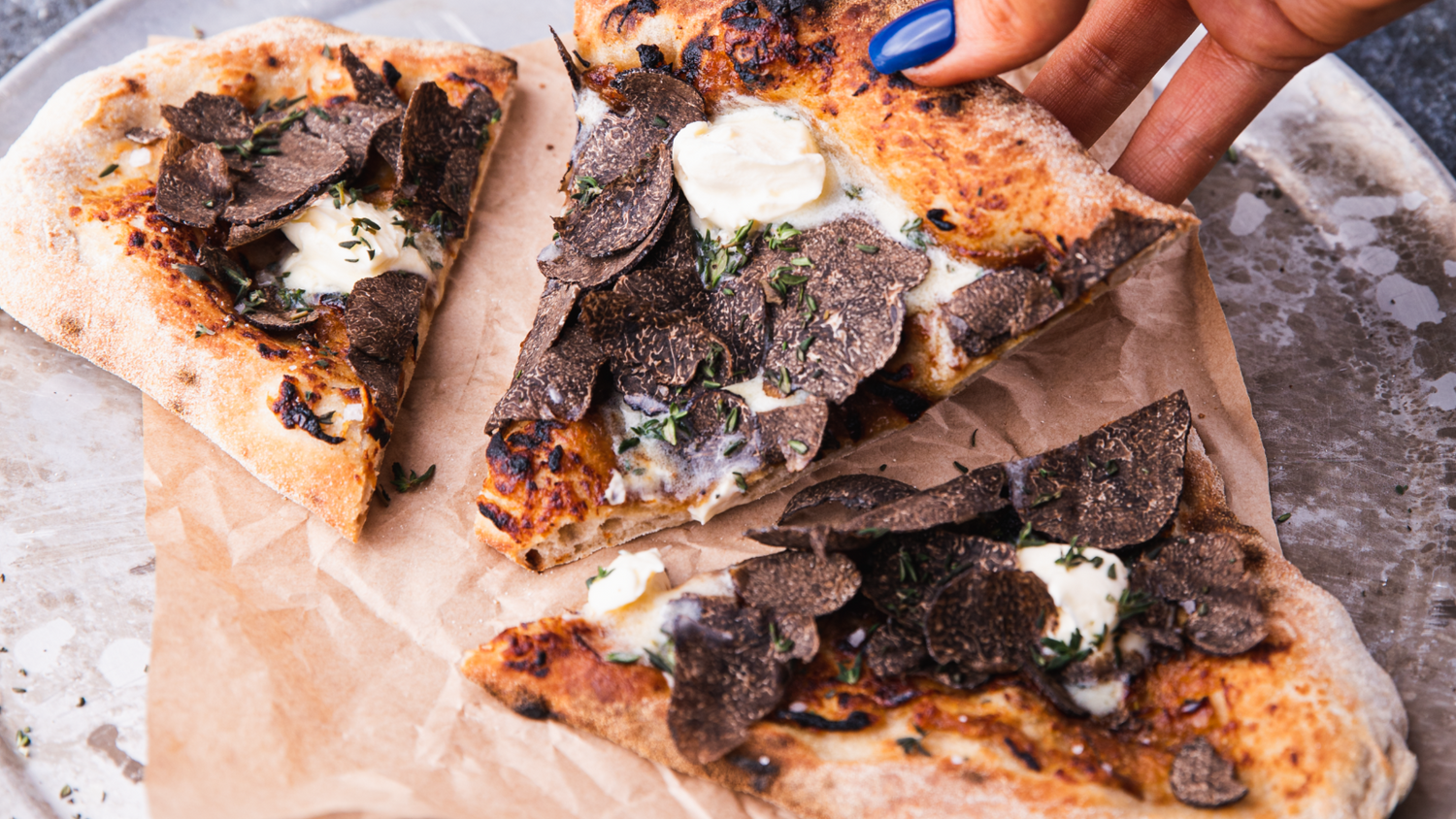 Truffle flatbread