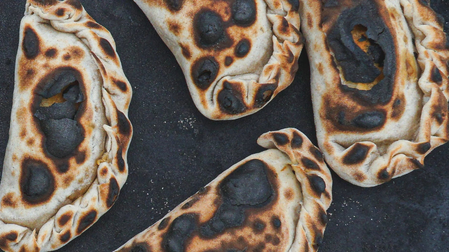 Four Welsh Rarebit & Beef Empanadas