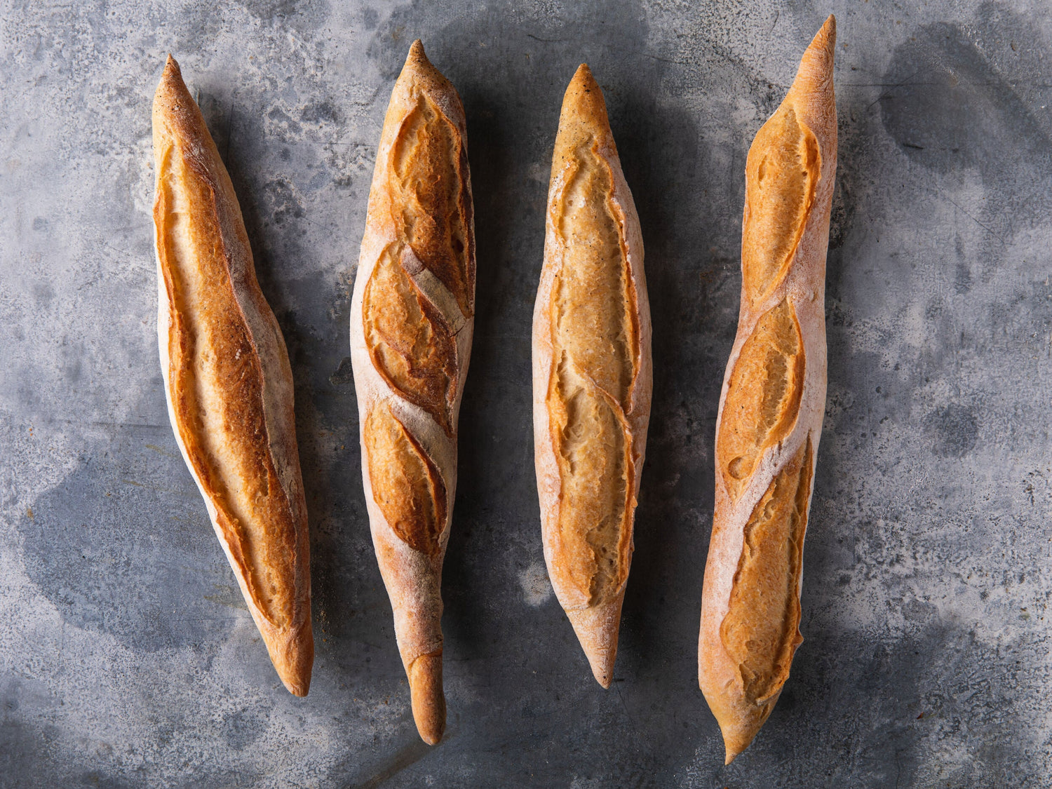 4 French Baguettes recipe poster image