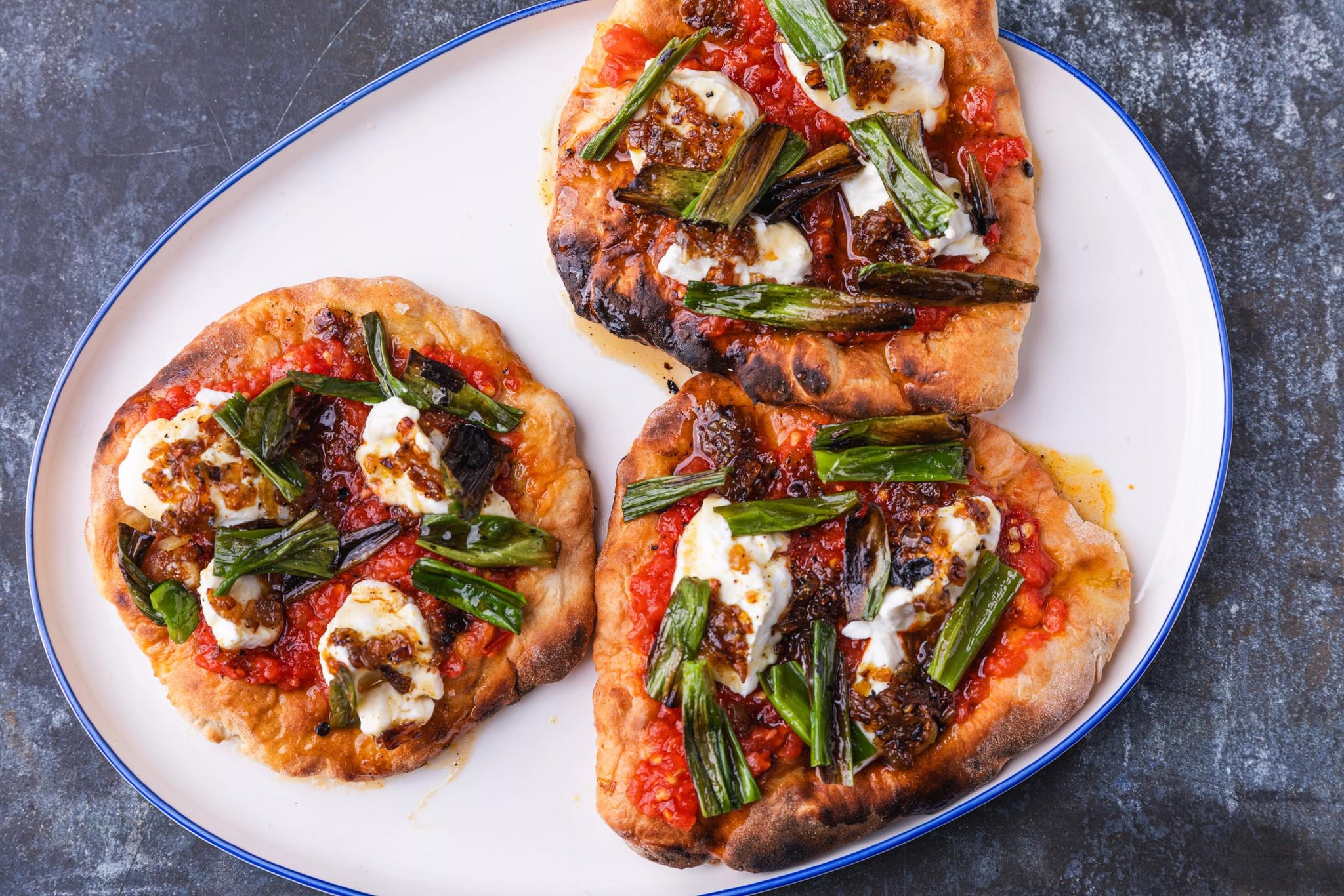 Spicy Tomato Flatbreads