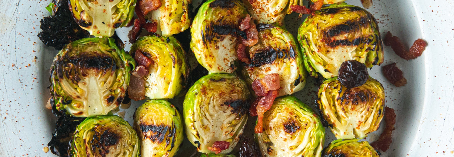 Brussel Sprout Skewers recipe poster image
