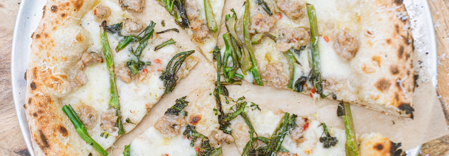 Fennel Sausage & Broccoli Pizza recipe poster image