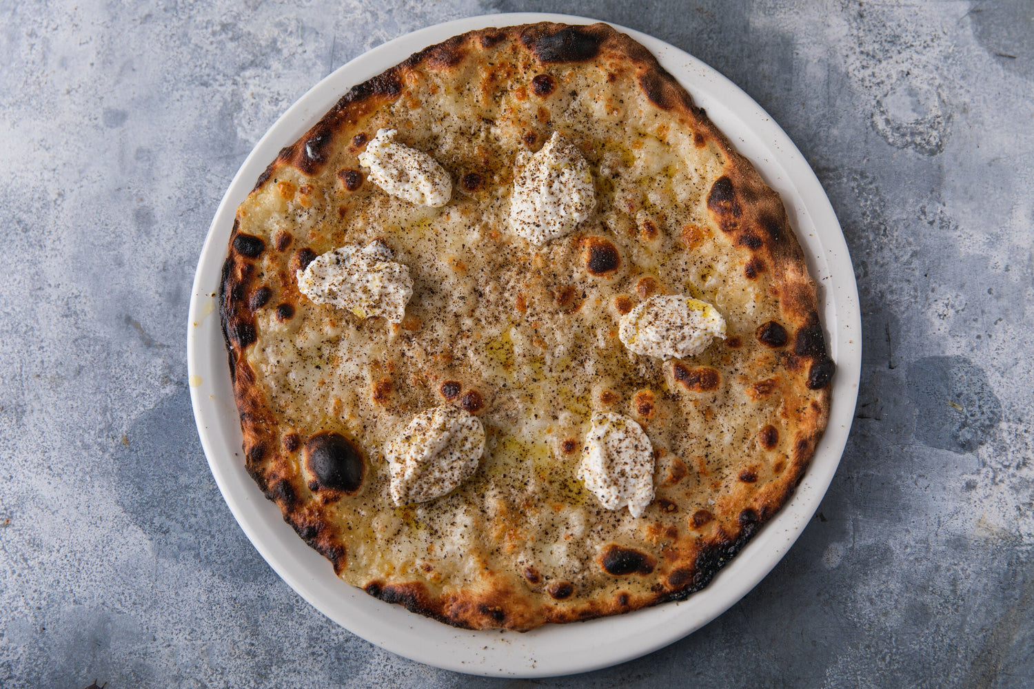 Cacio e Pepe Pizza recipe poster image